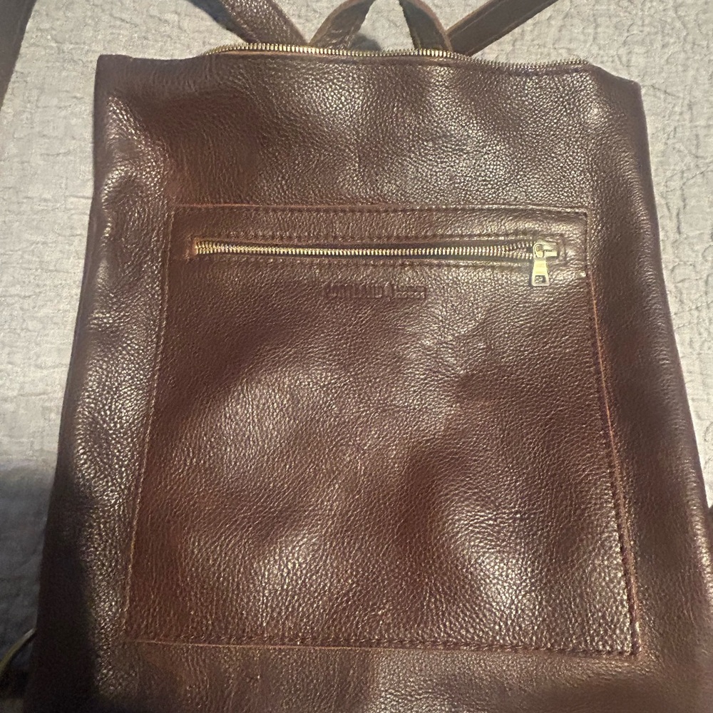 Portland Leather Dark Brown Laptop Bag